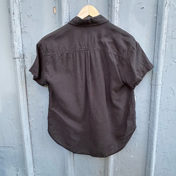 Power of my People black Wayward Fit Ss button up shirt, size xxs - Picture 5 of 14